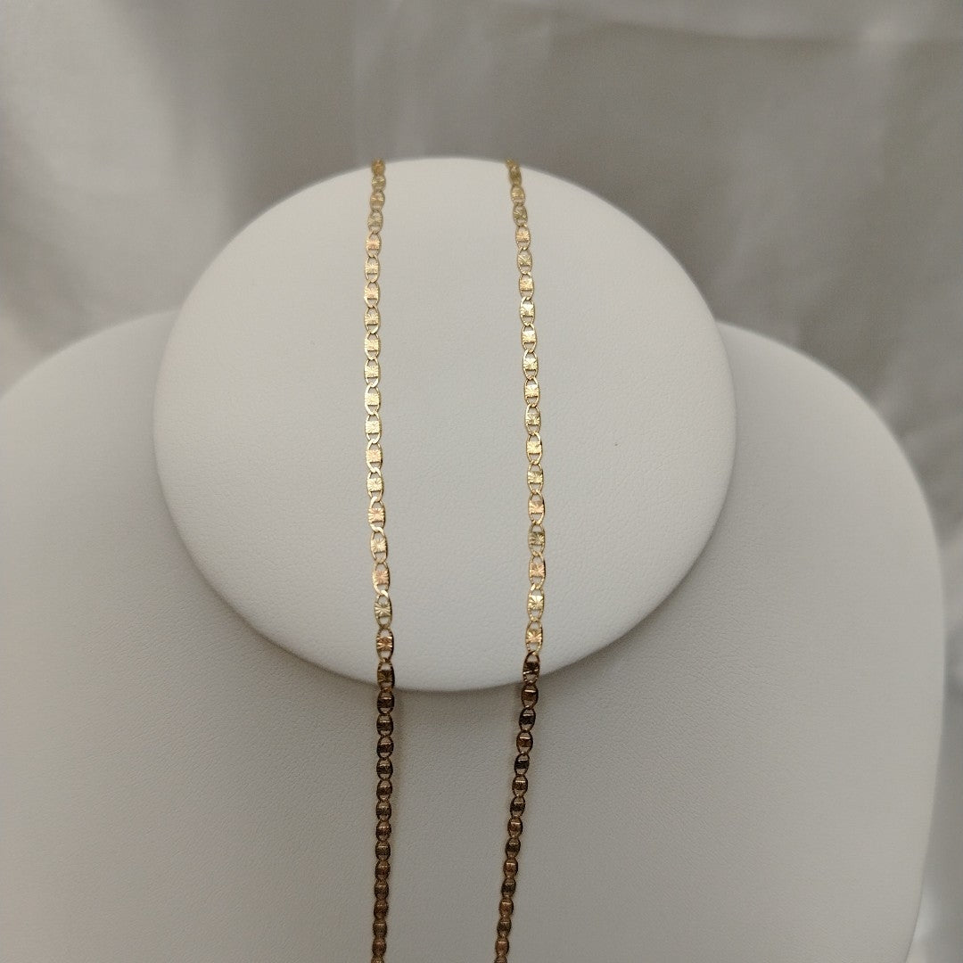 CADENA TEJIDO MARINERO 3.81GR 60 CM (NUEVO)