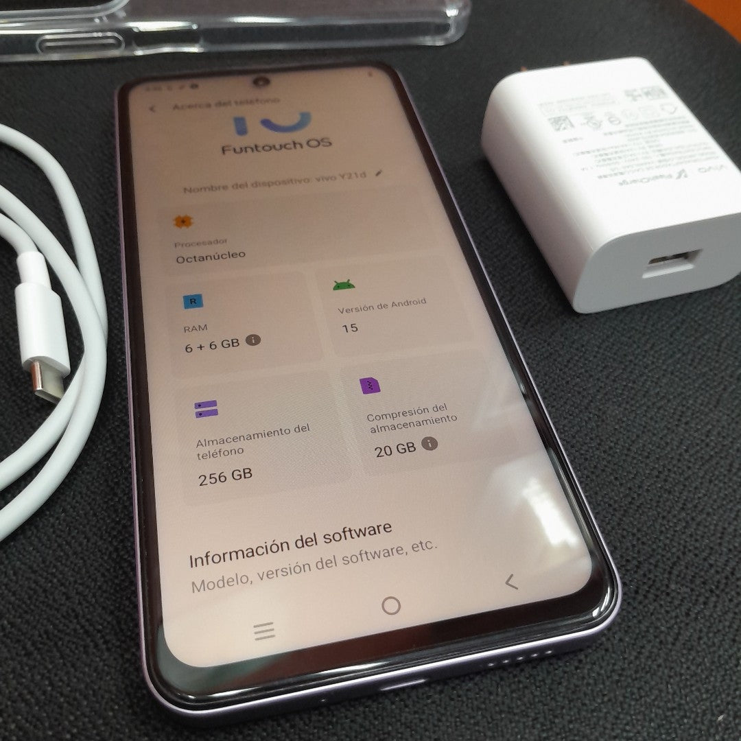 CELULAR VIVO Y21D V2520 (2025) 256 GB 6 GB RAM (SEMINUEVO)