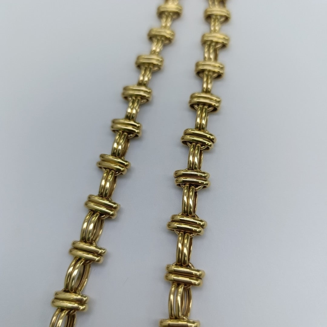 CADENAS ESPECIAL ORO 14K 17.5 (NUEVO)