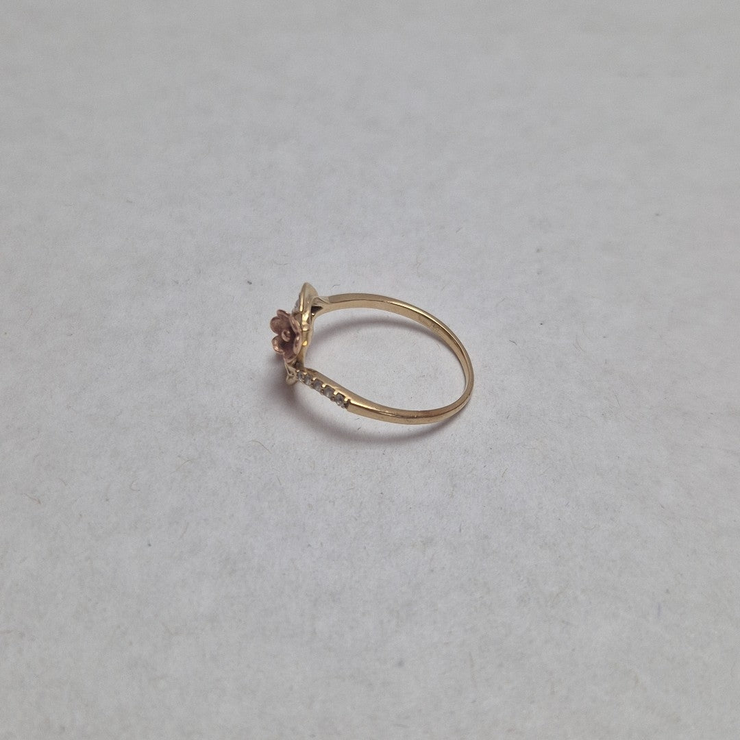 ANILLITO ORO, ORO COMBINADO 14 K 2.1 GRMS (SEMINUEVO)