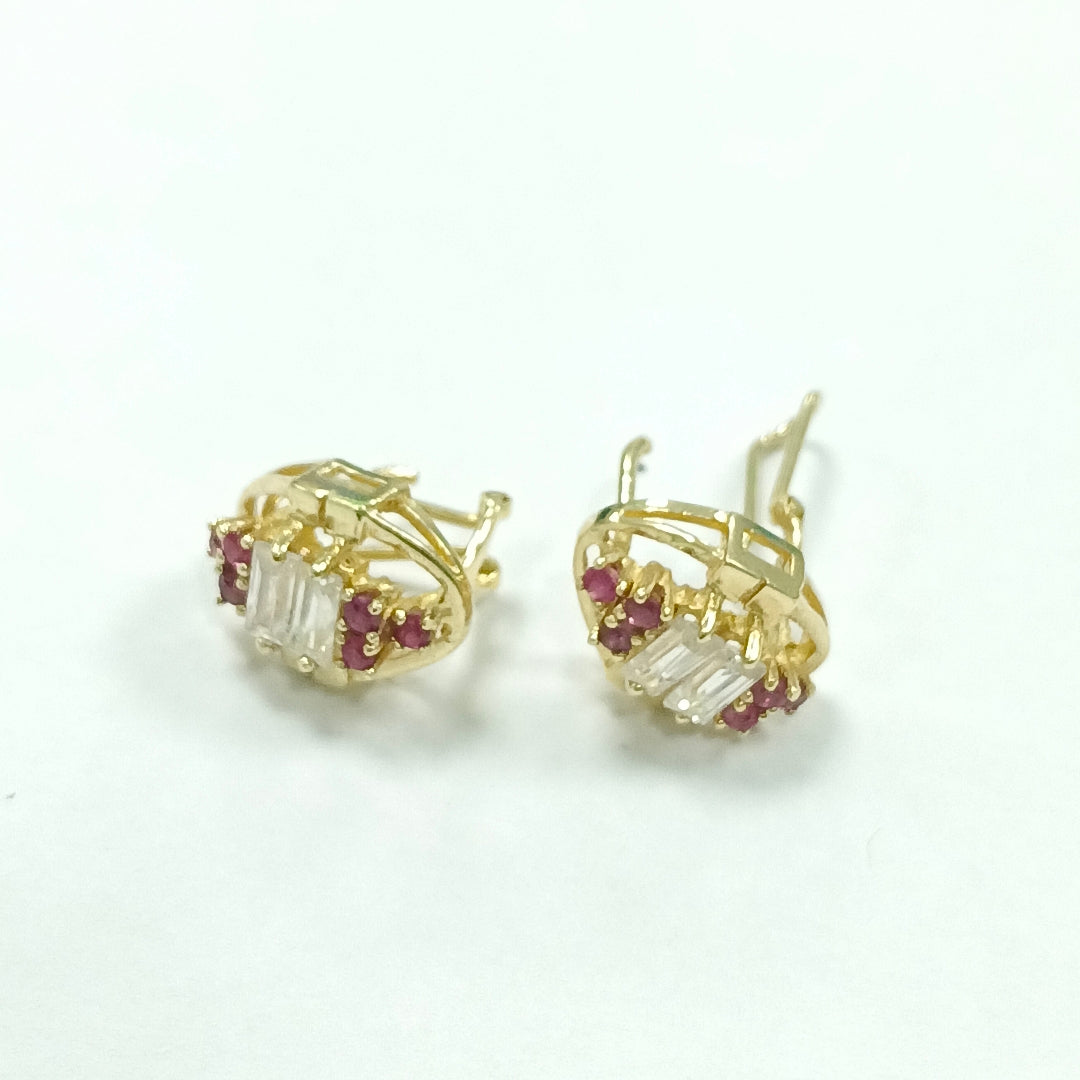 ARETES PAR ORO 14 K 4.4 GRMS (SEMINUEVO)
