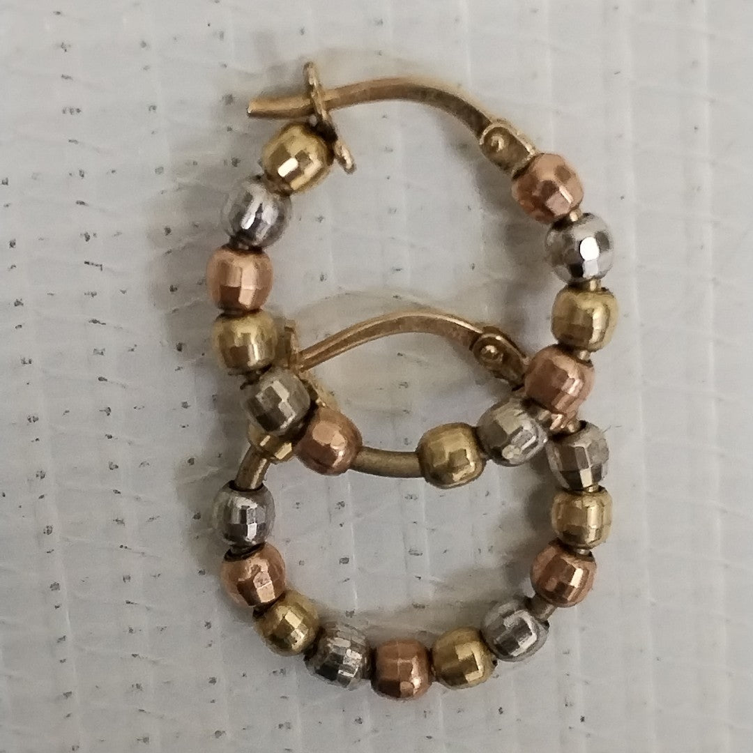 ARRACADAS PAR ORO 10 K 2.5 GRMS (SEMINUEVO)