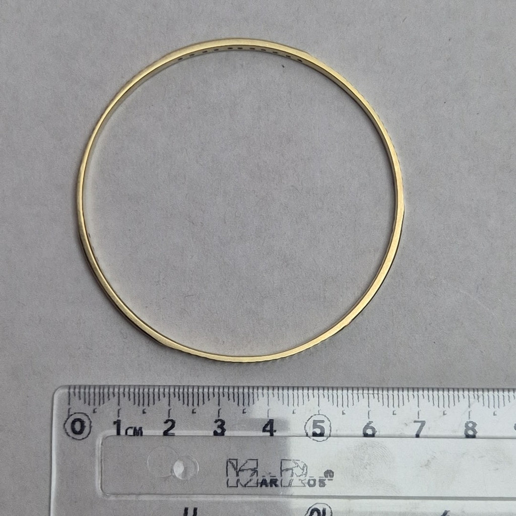 PULSERA RIGIDA ORO 14 K 11.6 GRMS (SEMINUEVO)