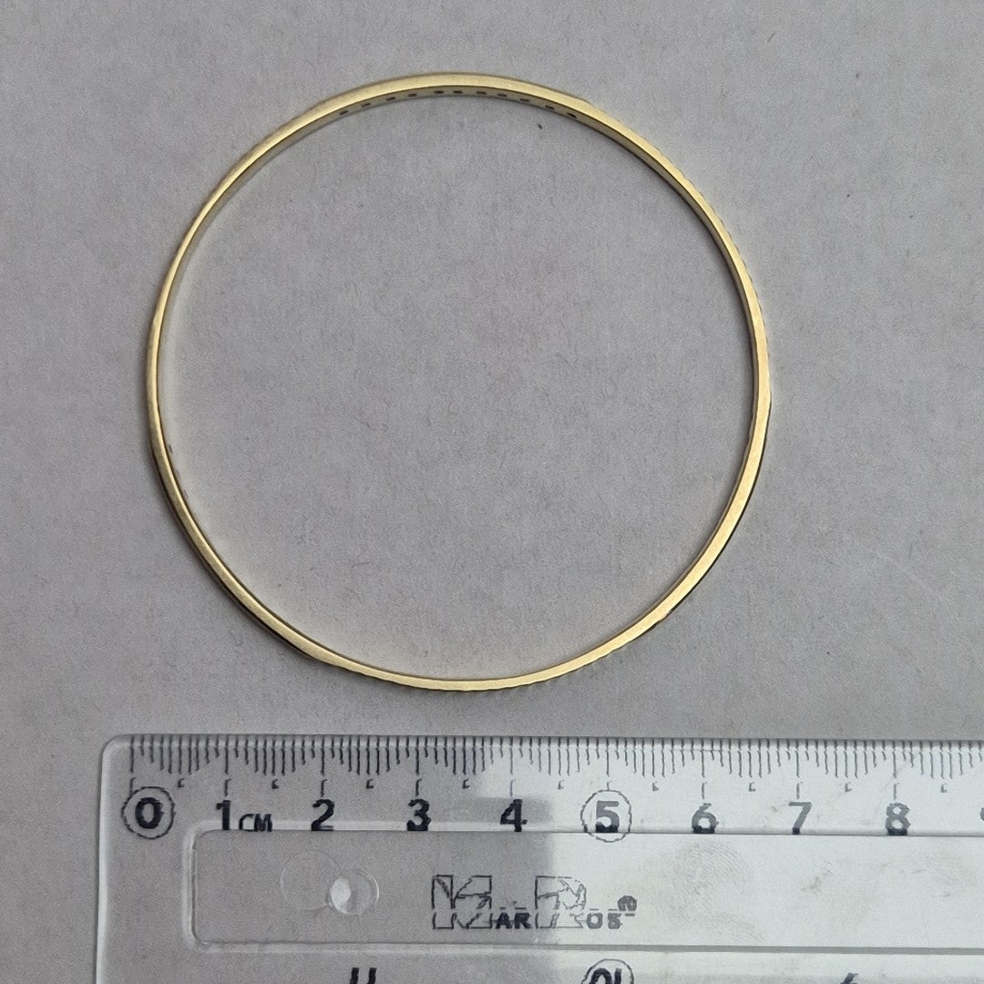 PULSERA RIGIDA ORO 14 K 11.6 GRMS (SEMINUEVO)