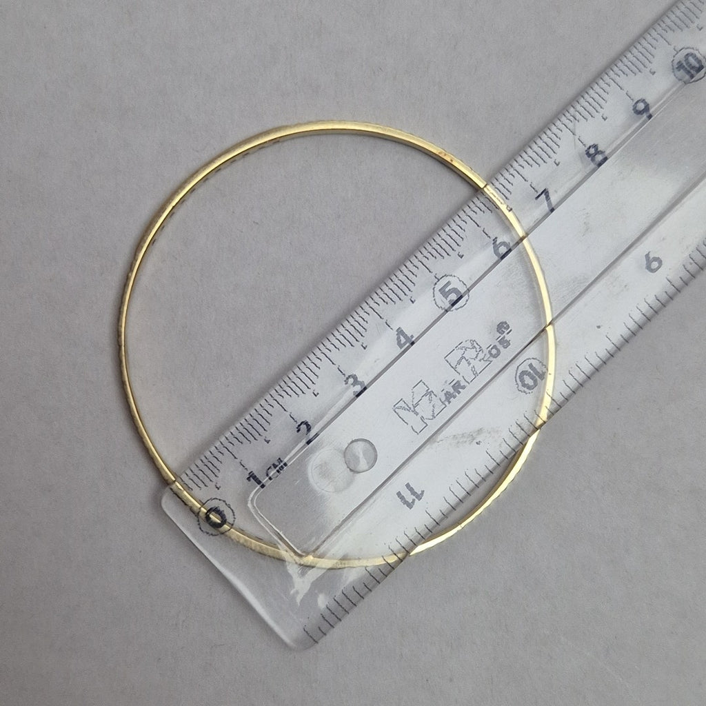 PULSERA RIGIDA ORO 14 K 11.2 GRMS (SEMINUEVO)