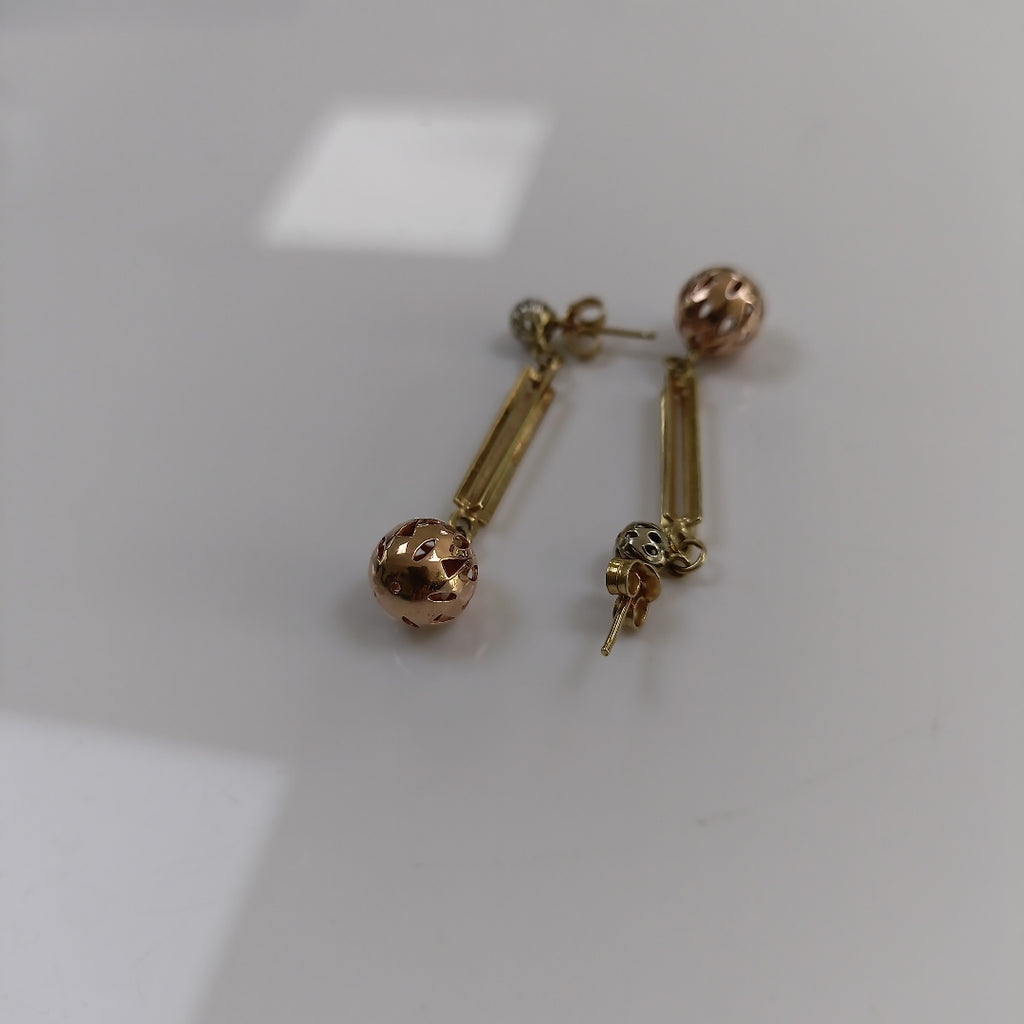 ARETES PAR ORO 14 K 3,80 GRMS (SEMINUEVO)