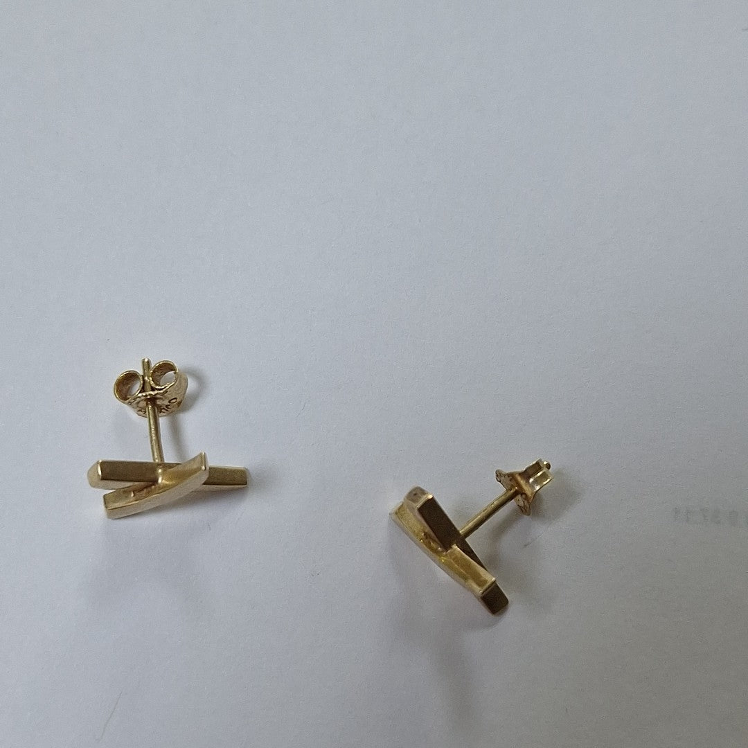 BROQUELES PAR ORO 14 K 2,60 GRMS (SEMINUEVO)