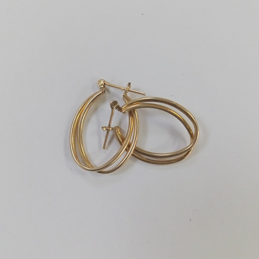 ARRACADAS PAR ORO 10 K 2.4 GRMS (SEMINUEVO)