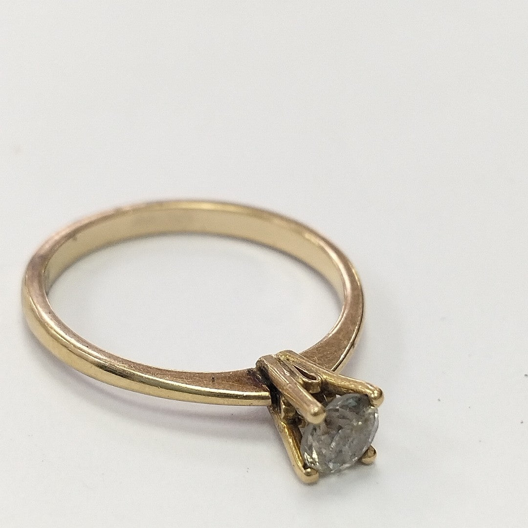 ANILLITO, SOLITARIO ORO 18 K 2.1 GRMS (SEMINUEVO)