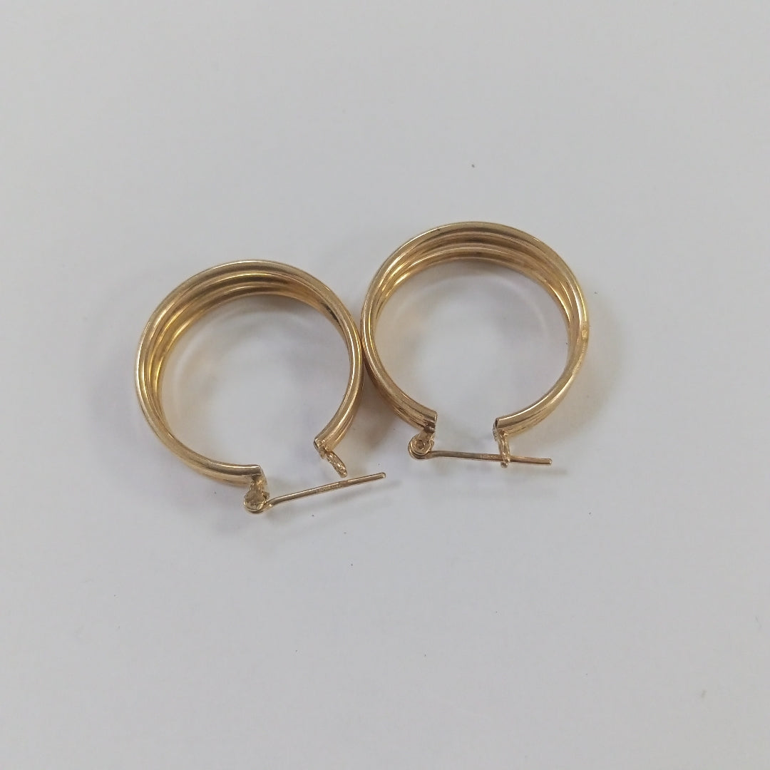 ARRACADAS PAR ORO 10 K 4 GRMS (SEMINUEVO)