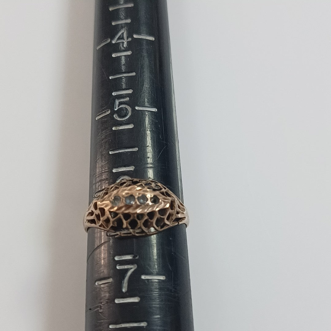 ANILLO ORO 10 K 1.3 GRMS (SEMINUEVO)