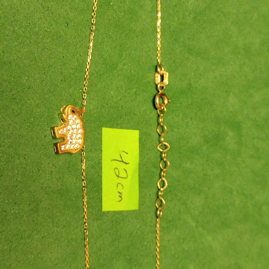 DIJE,GARGANTILLA ORO 10 K 1,90 GRMS (SEMINUEVO)