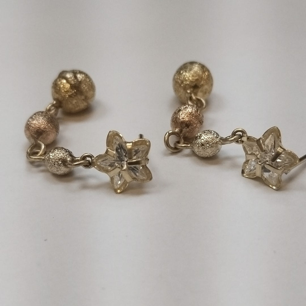 BROQUELES PAR ORO 14 K 3.5 GRMS (SEMINUEVO)