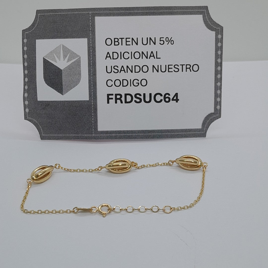 PULSERAS DAMA ORO 14K 3 (NUEVO)