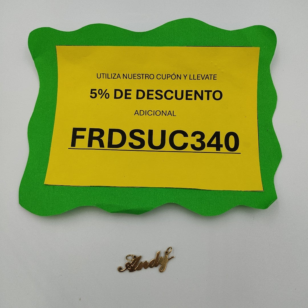 DIJE ORO 10 K 3 GRMS (SEMINUEVO)