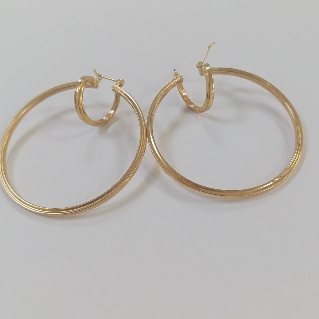 ARRACADAS PAR ORO 10 K 6 GRMS (SEMINUEVO)