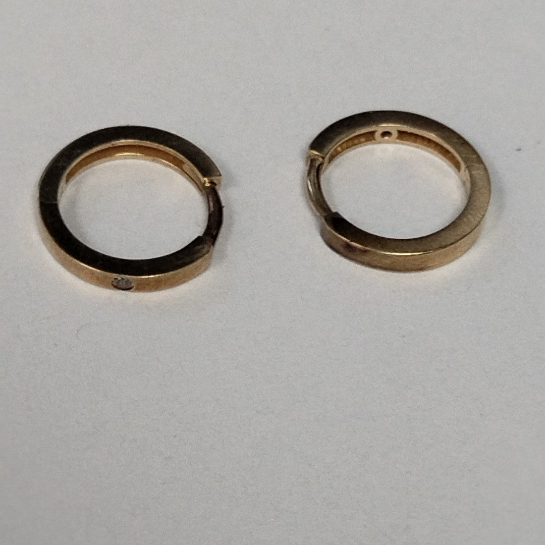 ARRACADAS PAR ORO 10 K 1,50 GRMS (SEMINUEVO)
