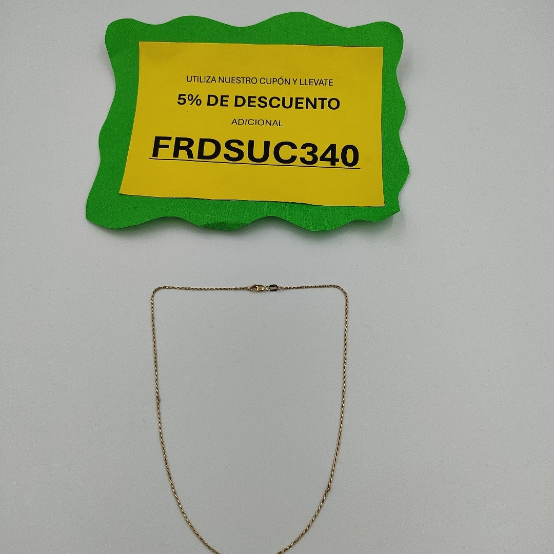 CADENA ORO 14 K 2.9 GRMS (SEMINUEVO)