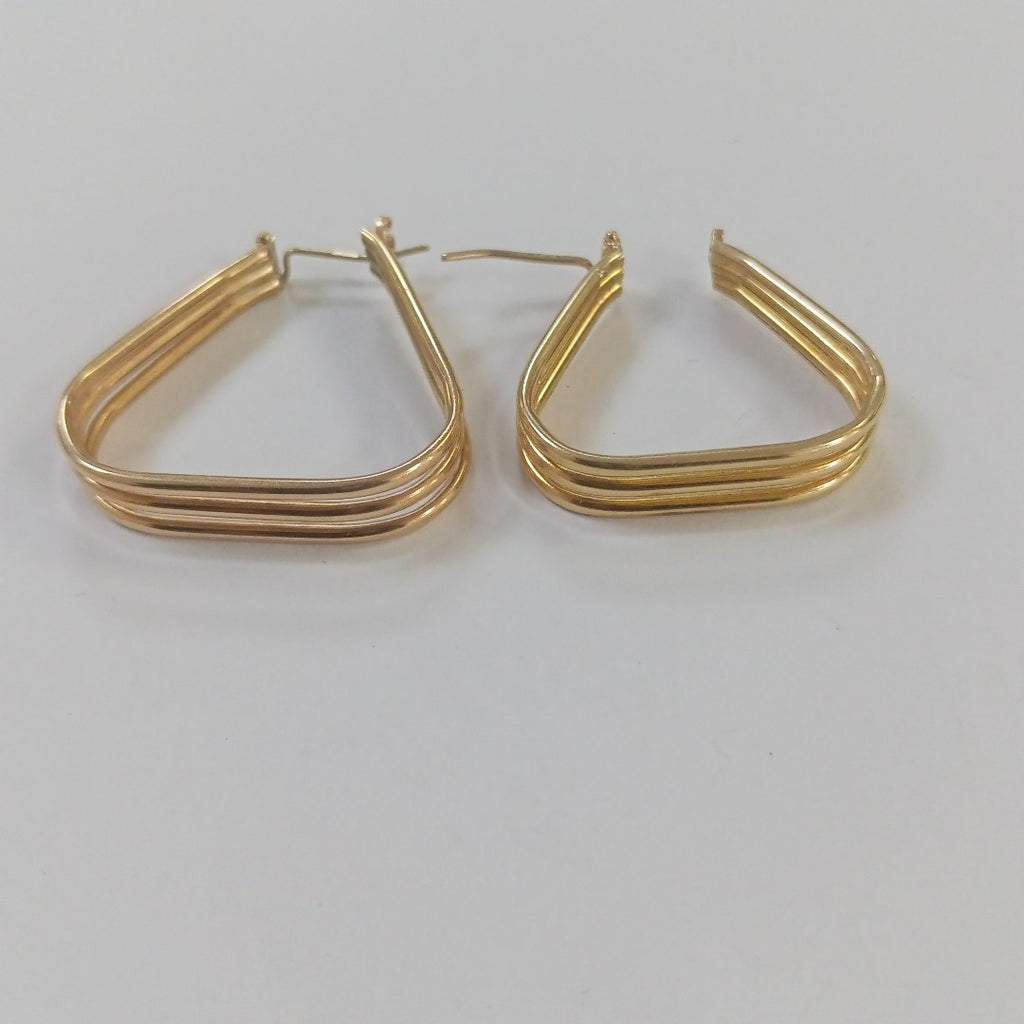ARRACADAS PAR ORO 14 K 6.3 GRMS (SEMINUEVO)