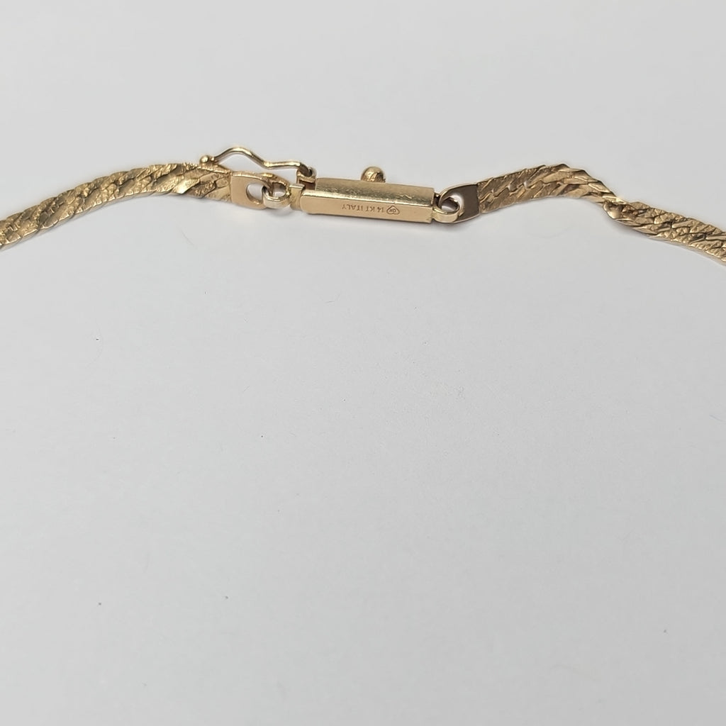GARGANTILLA ORO 14 K 8.9 GRMS (SEMINUEVO)