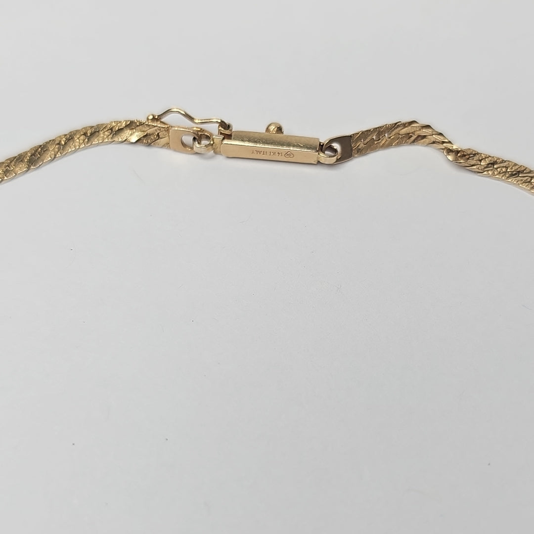 GARGANTILLA ORO 14 K 8.9 GRMS (SEMINUEVO)