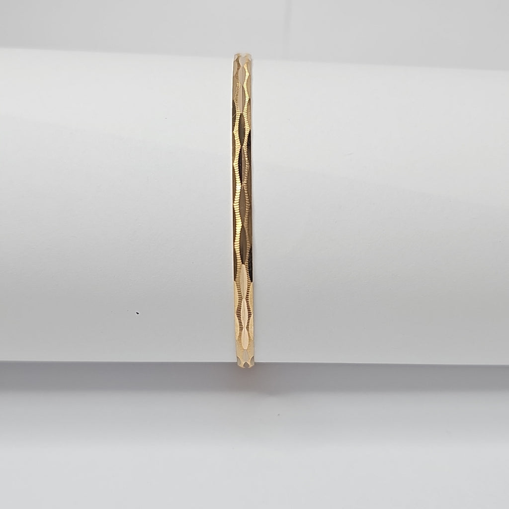 PULSERA RIGIDA ORO 18 K 7.7 GRMS (SEMINUEVO)