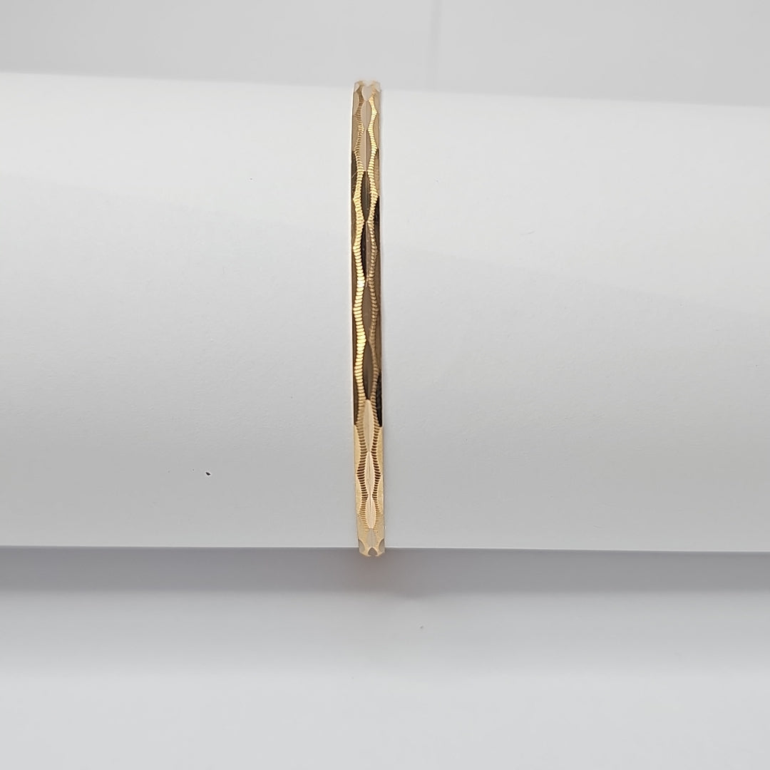 PULSERA RIGIDA ORO 18 K 7.7 GRMS (SEMINUEVO)