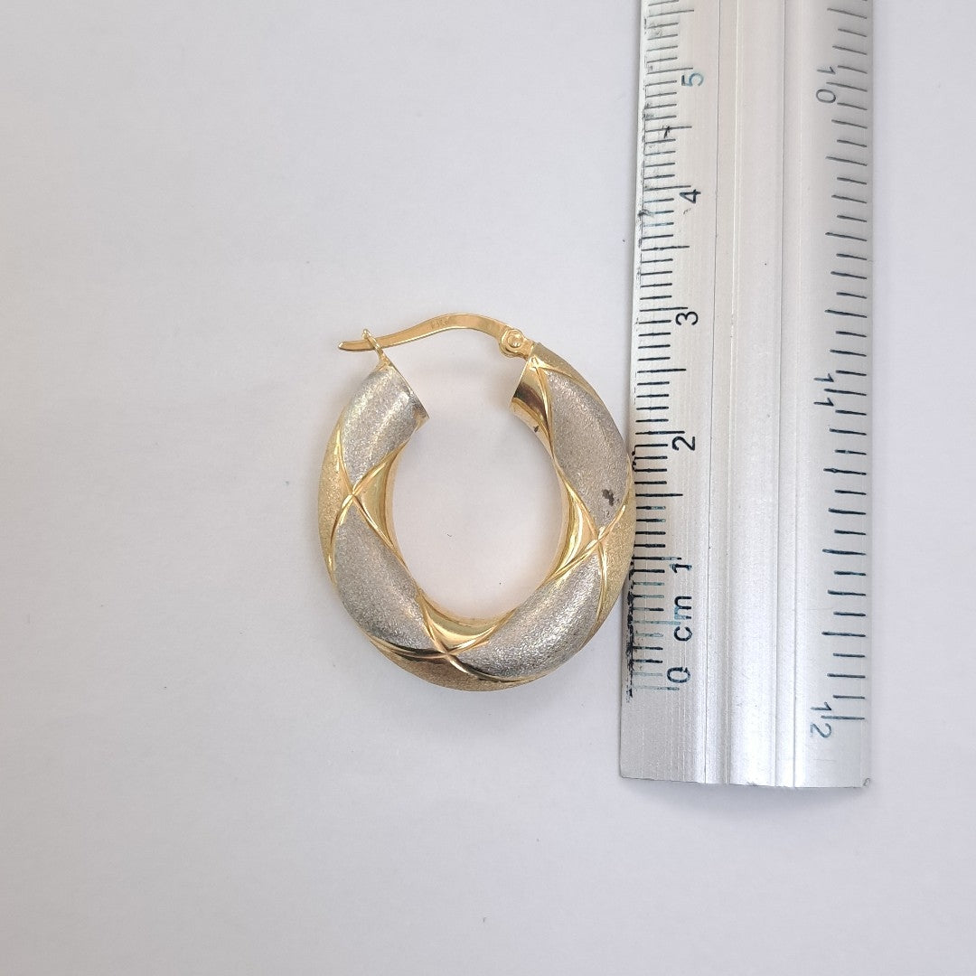ARRACADAS PAR ORO 14 K 5.9 GRMS (SEMINUEVO)