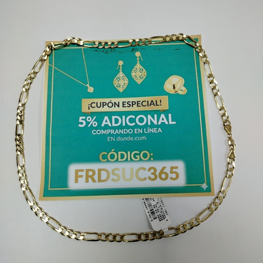 CADENA ORO 14 K 25.6 GRMS (SEMINUEVO)