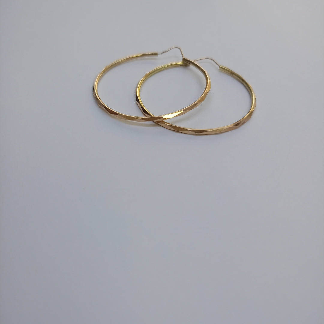 ARRACADAS PAR ORO 14 K 3.8 GRMS (SEMINUEVO)