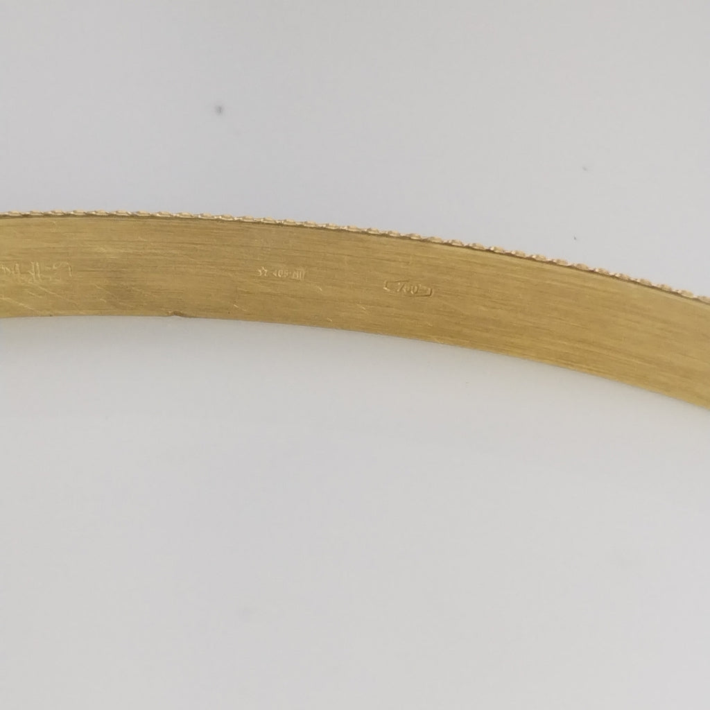 PULSERA RIGIDA ORO 18 K 6.9 GRMS (SEMINUEVO)
