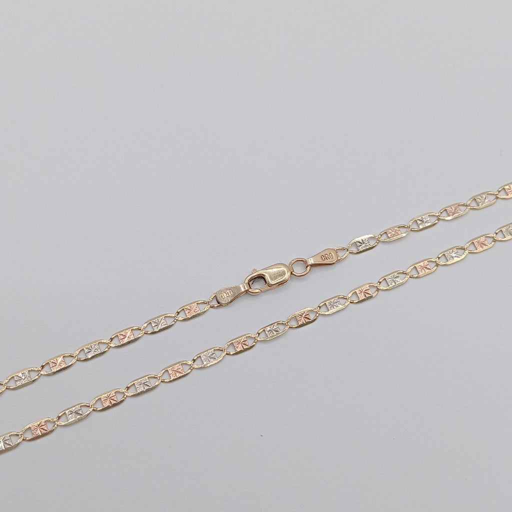 CADENA ORO, ORO COMBINADO 14 K 4.9 GRMS (SEMINUEVO)