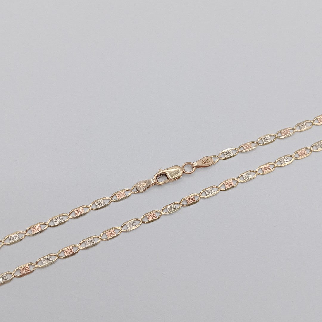 CADENA ORO, ORO COMBINADO 14 K 4.9 GRMS (SEMINUEVO)