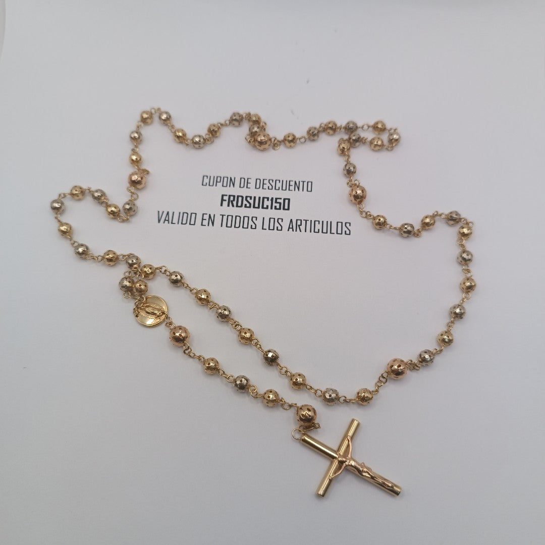ROSARIO ORO COMBINADO 14 K 20,30 GRMS (SEMINUEVO)