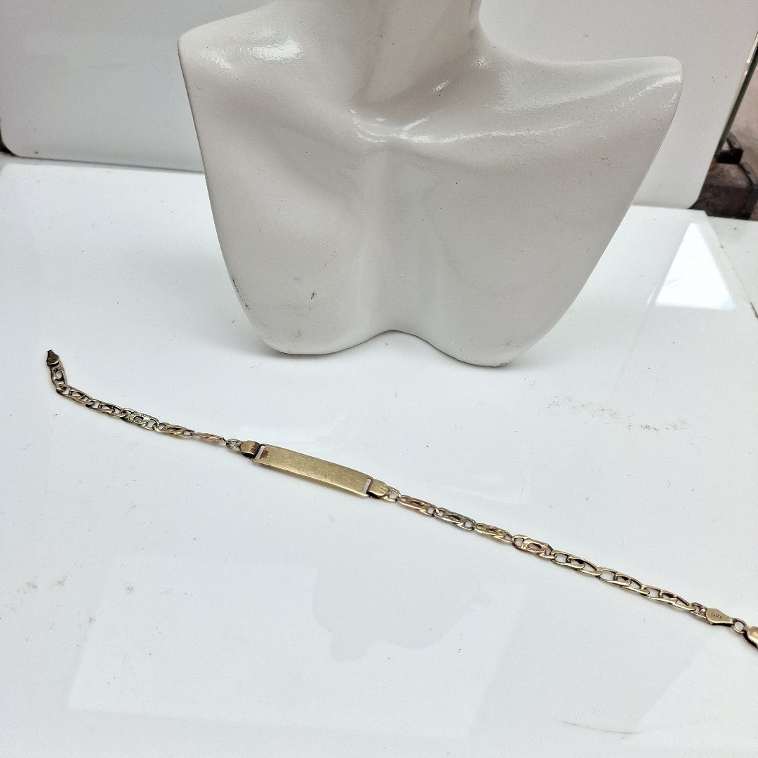 ESCLAVA ORO COMBINADO 14 K 6,70 GRMS (SEMINUEVO)