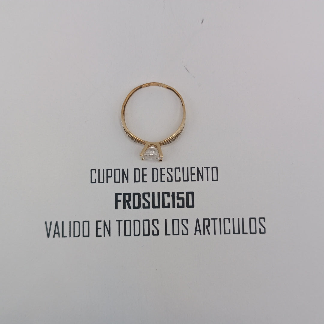 SOLITARIO ORO 14 K 1.9 GRMS (SEMINUEVO)