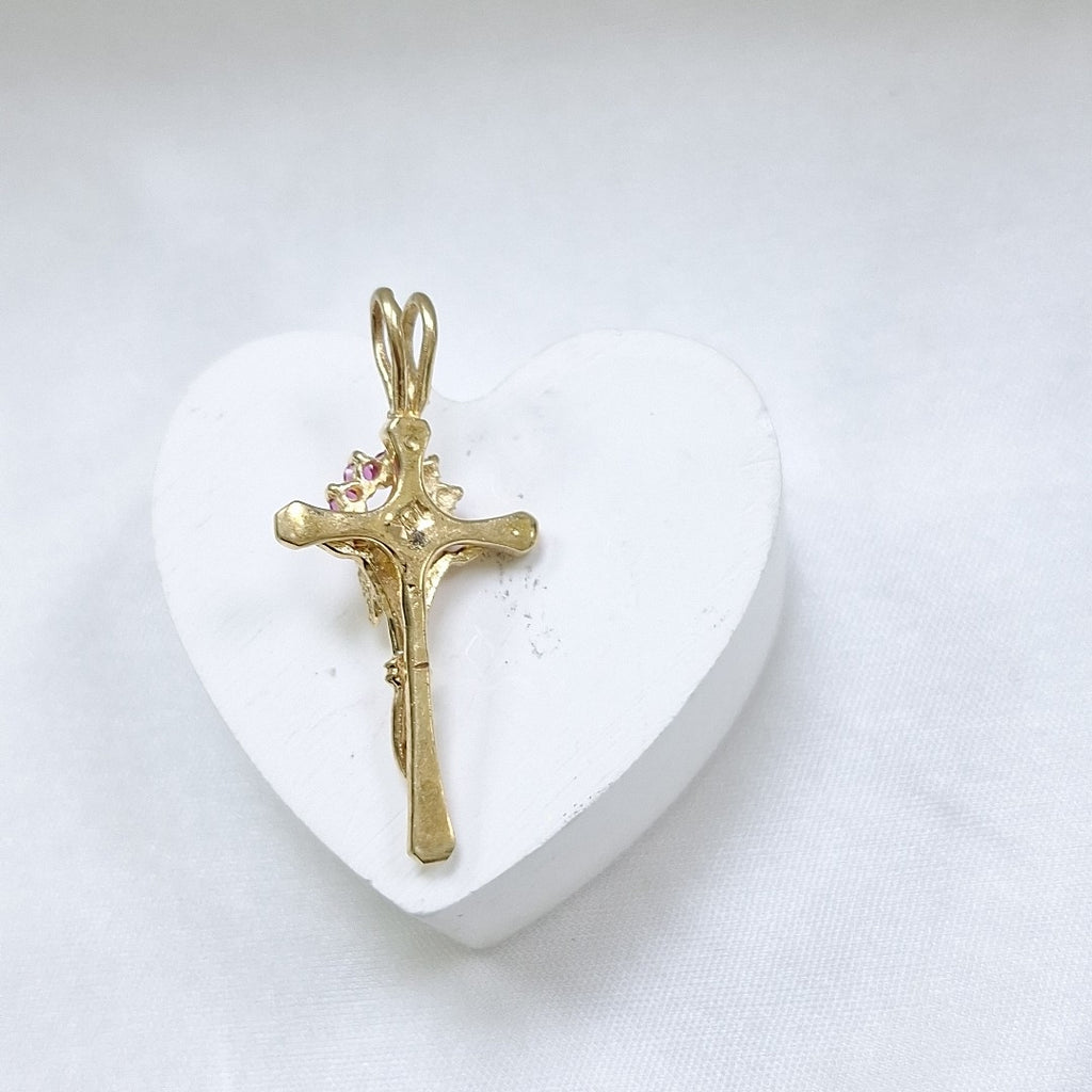 CRUCIFIJO ORO 10 K 2,70 GRMS (SEMINUEVO)
