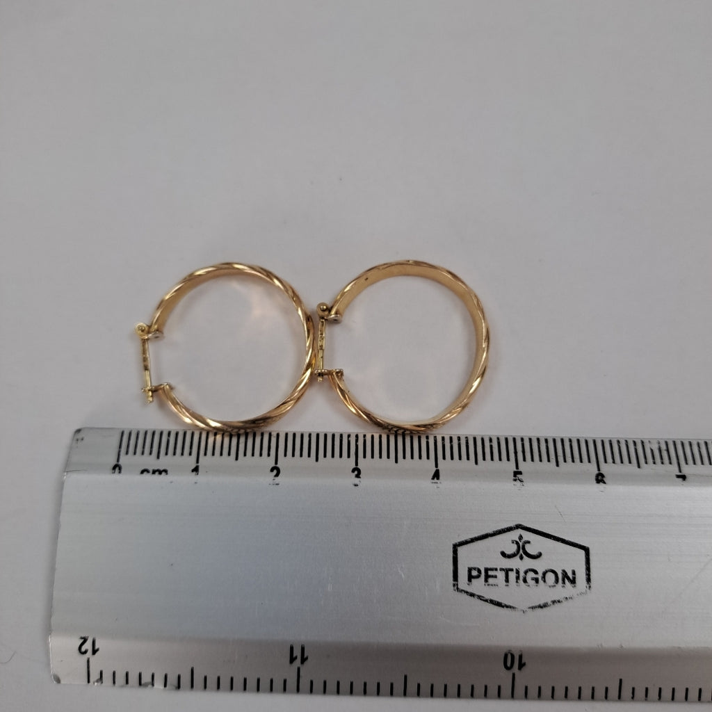 ARETES PAR ORO 14 K 1.6 GRMS (SEMINUEVO)