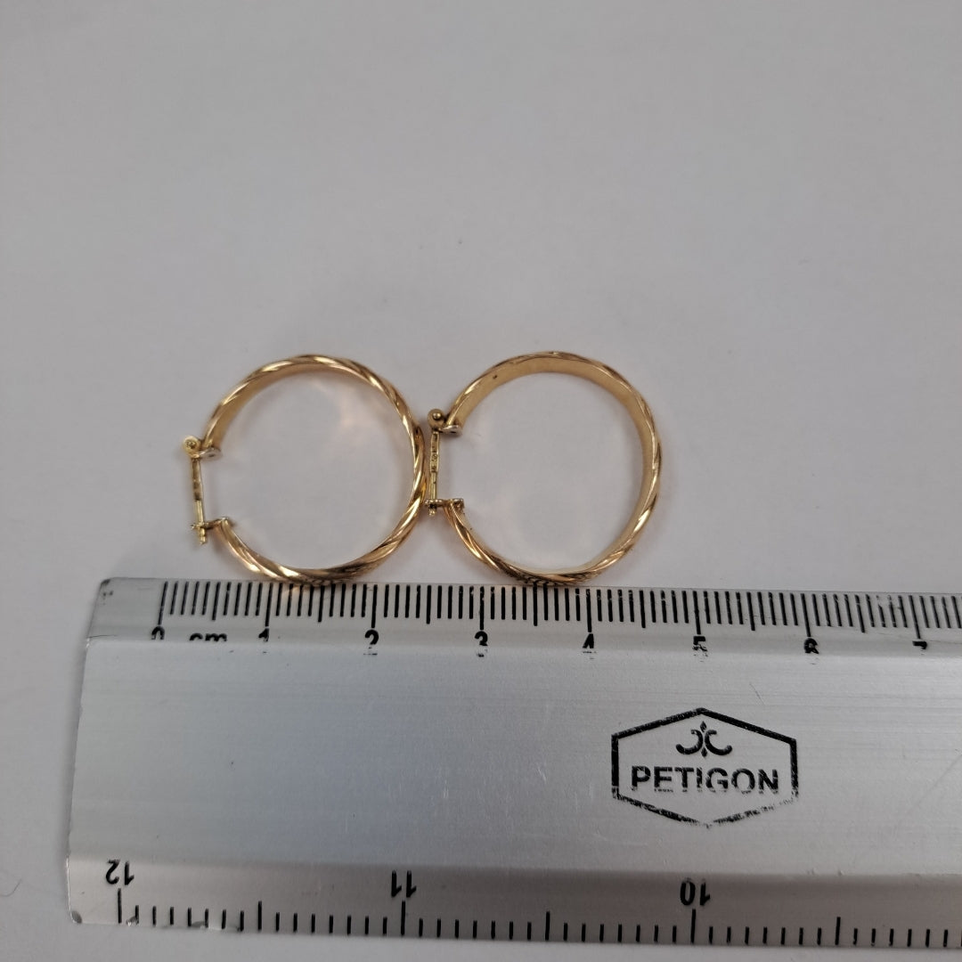 ARETES PAR ORO 14 K 1.6 GRMS (SEMINUEVO)