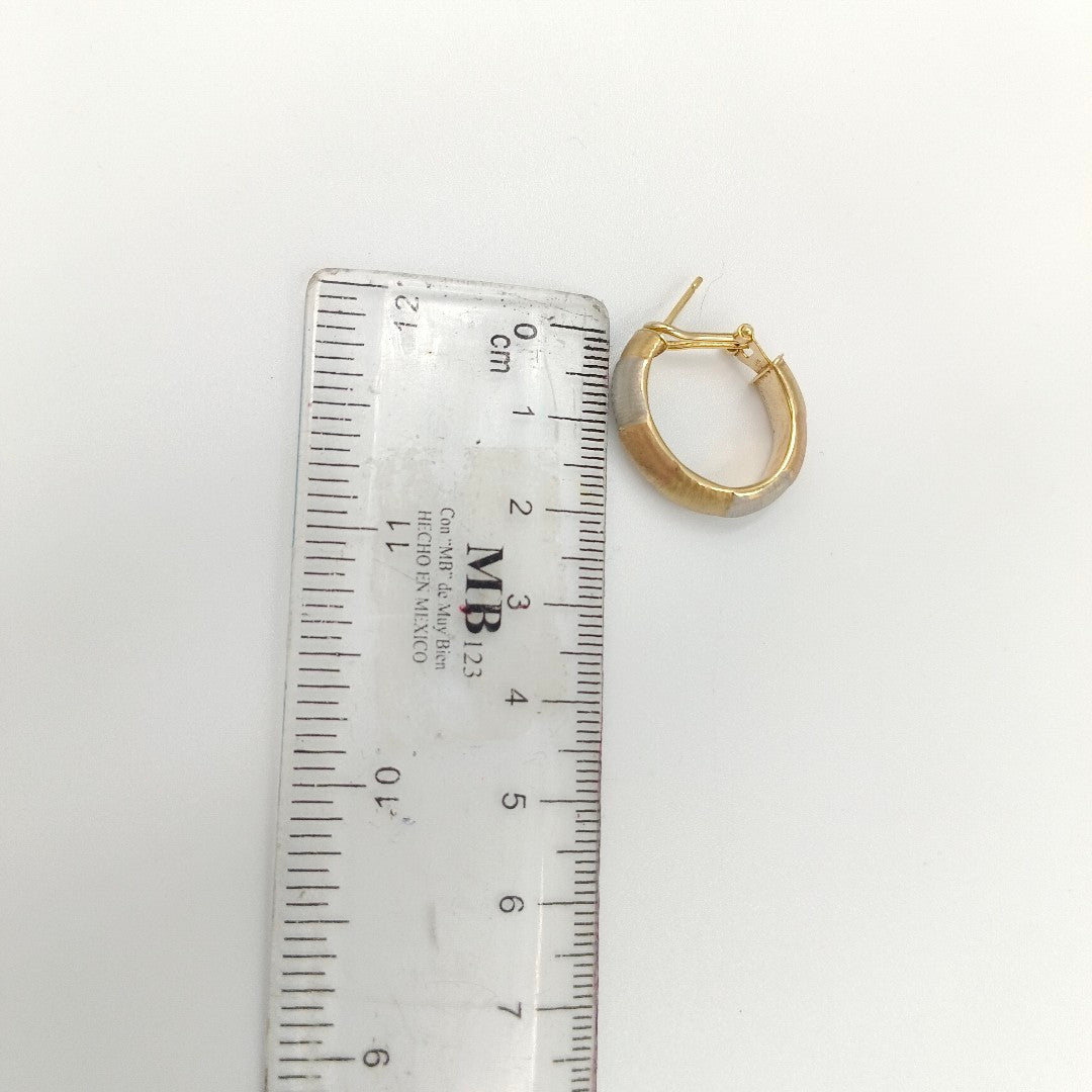 ARRACADAS PAR ORO 14 K 3.9 GRMS (SEMINUEVO)