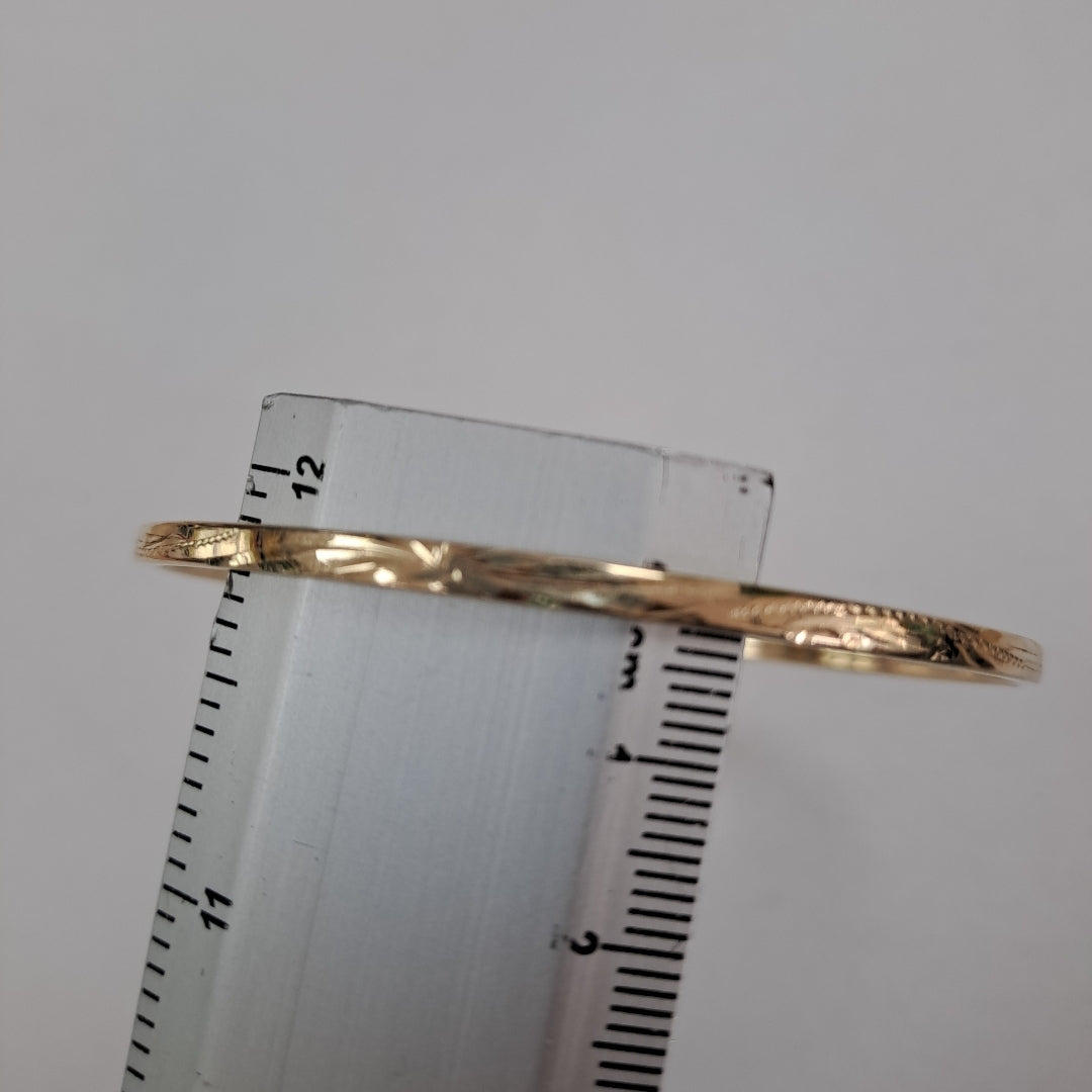 PULSERA RIGIDA ORO 10 K 4.3 GRMS (SEMINUEVO)