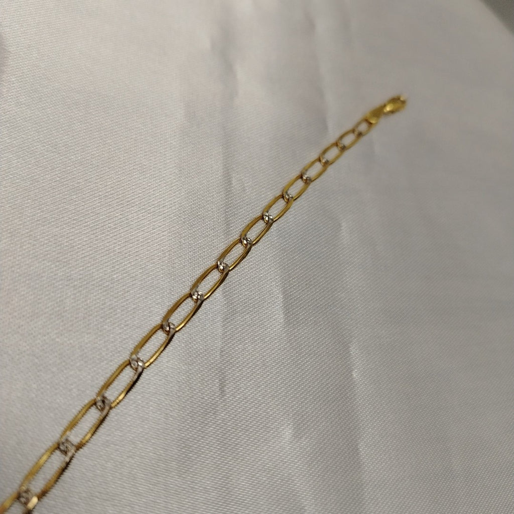 PULSERA TEJIDO ESLABONES 4G 18 CM (NUEVO)