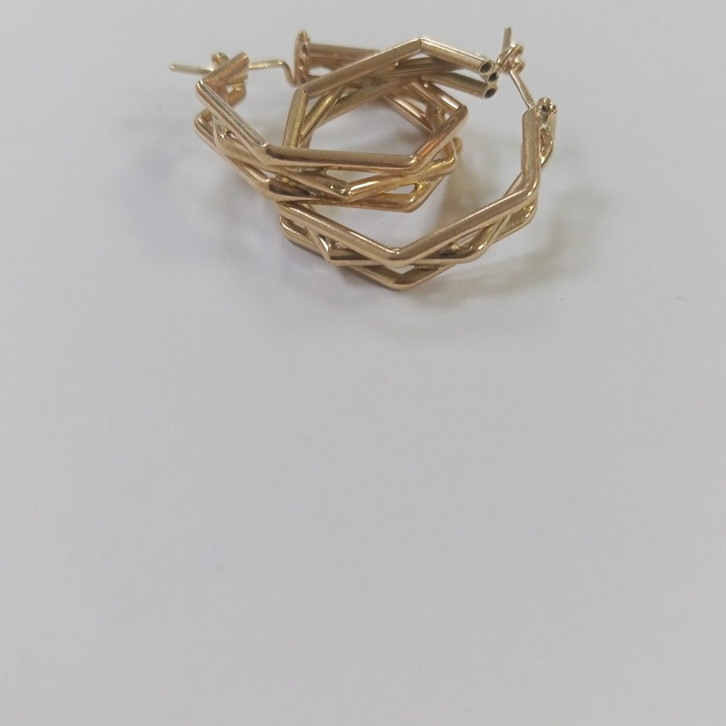 ARRACADAS PAR ORO 14 K 5.2 GRMS (SEMINUEVO)