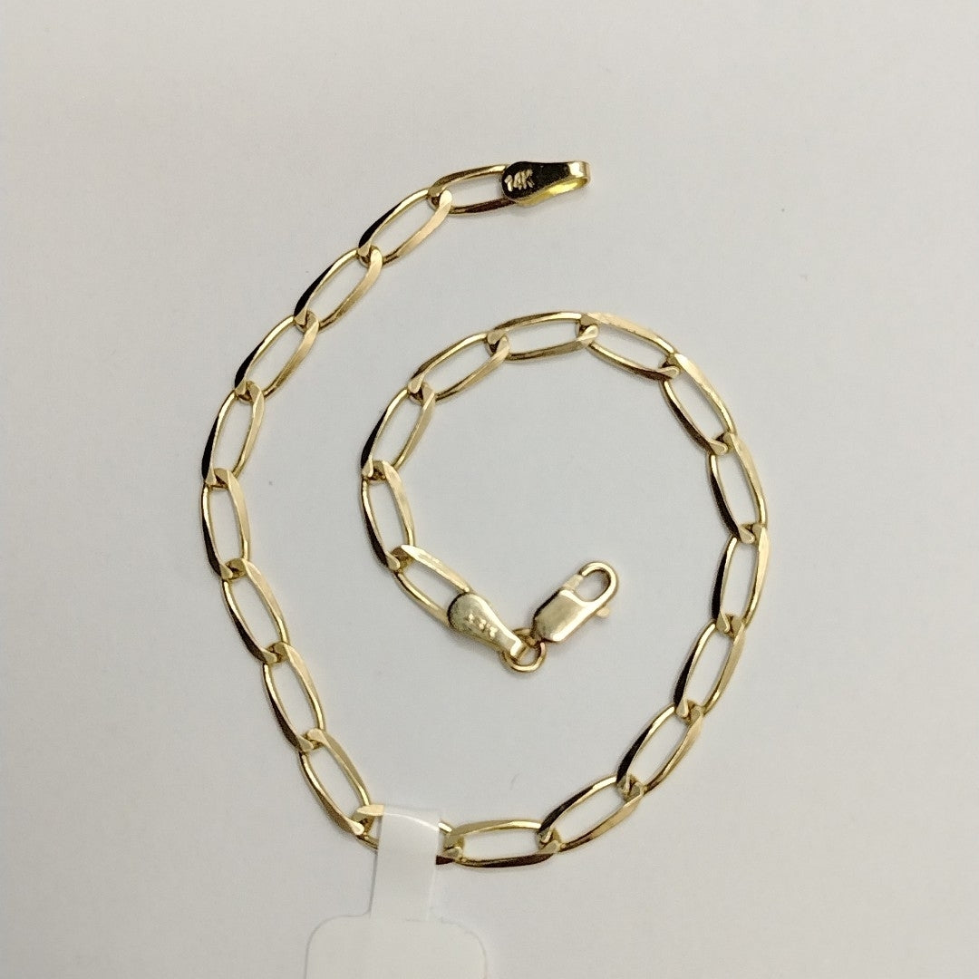 PULSERA TEJIDO ESLABONES 4.5G 21 CM (NUEVO)