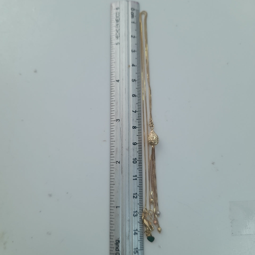 GARGANTILLA ORO 14 K 3.1 GRMS (SEMINUEVO)