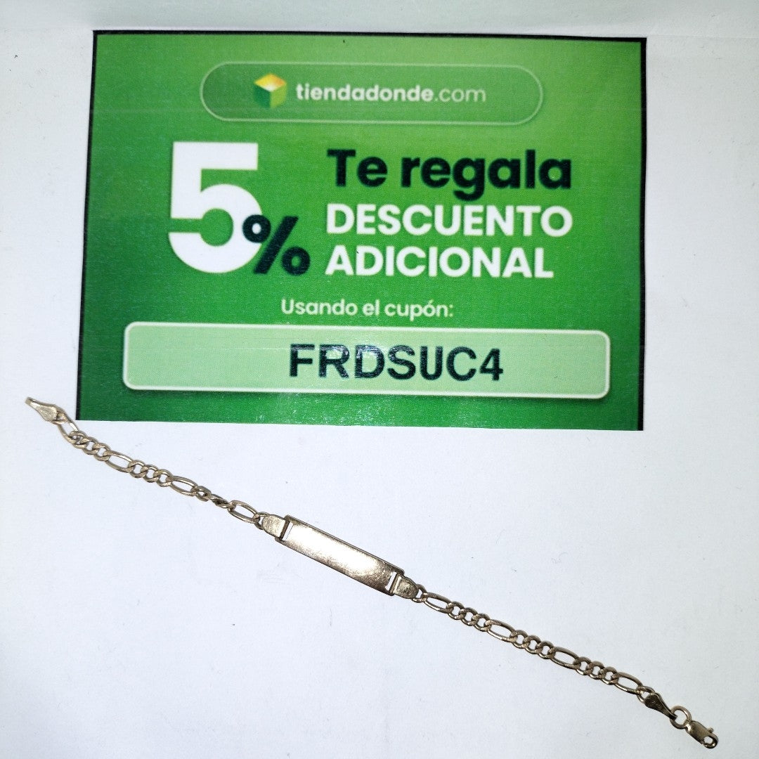 ESCLAVA ORO 10 K 2.8 GRMS (SEMINUEVO)