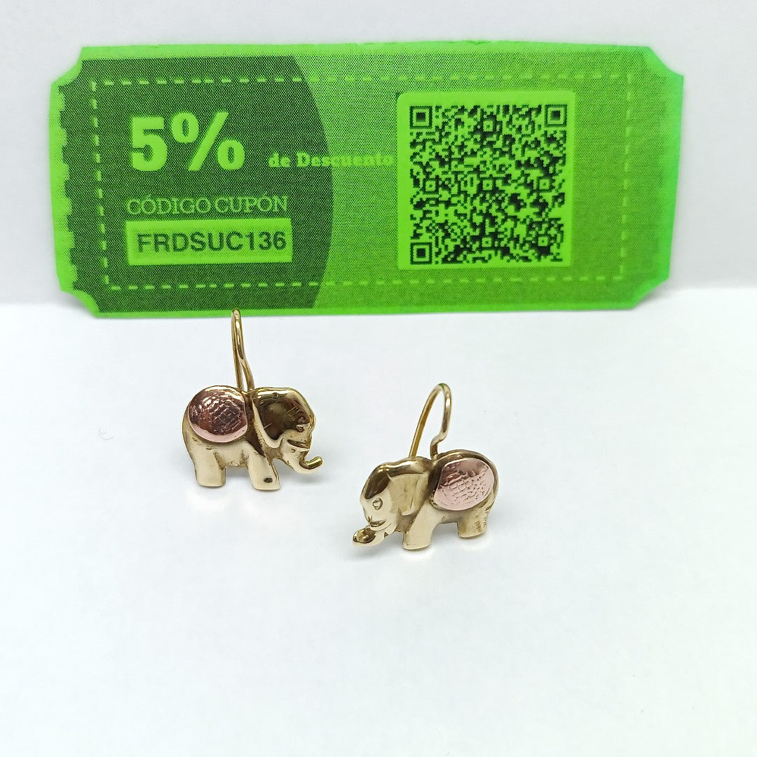 ARETES PAR ORO 10 K 1.5 GRMS (SEMINUEVO)