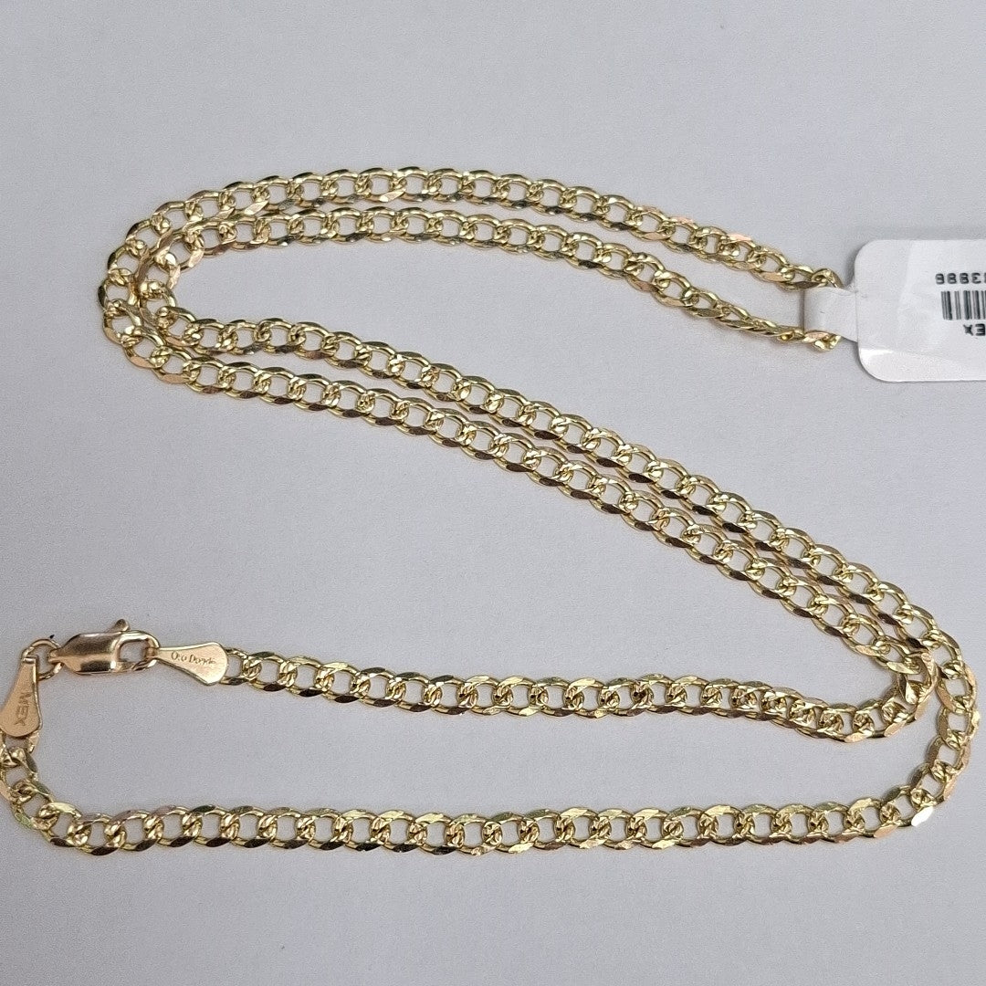 CADENAS BARBADA ORO 14K 55 CM 13.1 GR (NUEVO)