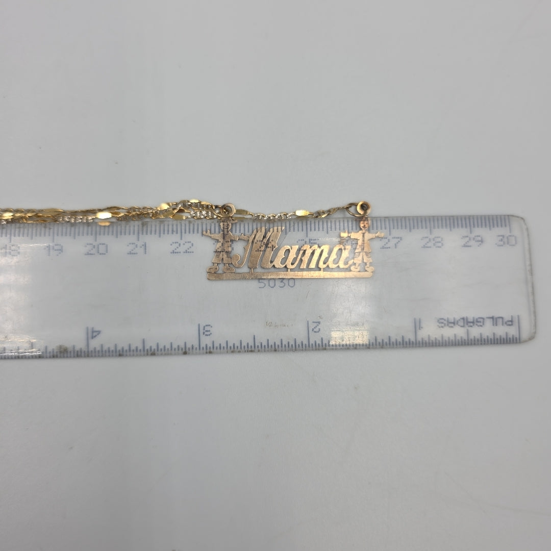 DIJE,GARGANTILLA ORO 14 K 4,50 GRMS (SEMINUEVO)