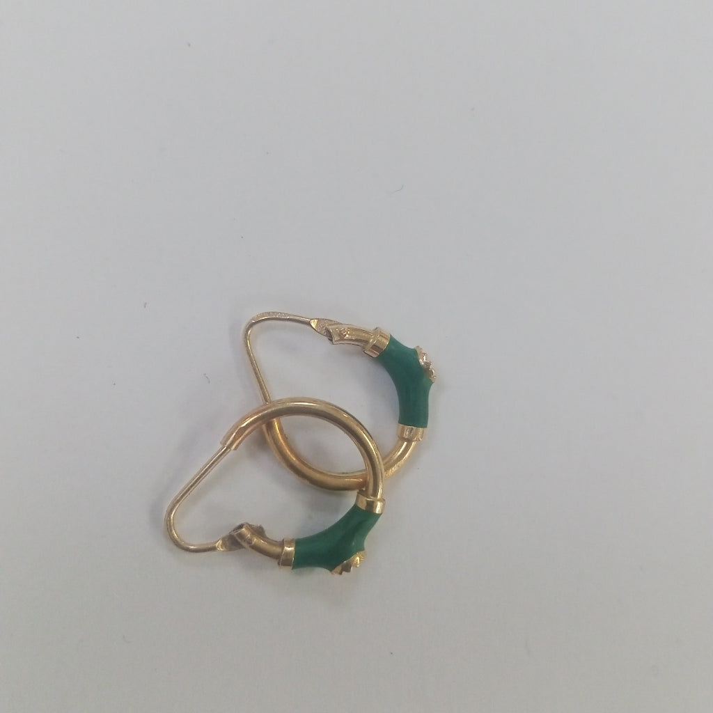 ARETES PAR ORO 14 K 1.7 GRMS (SEMINUEVO)